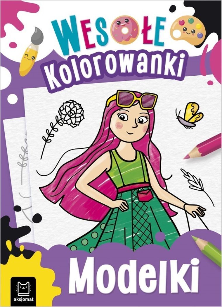 Modelki. Wesołe kolorowanki 4+