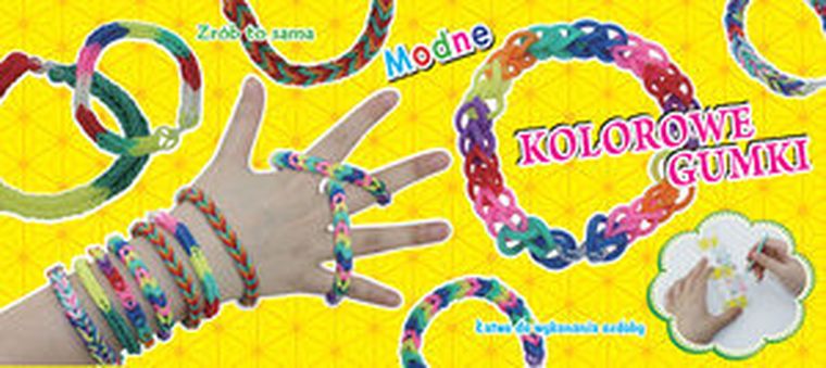 Modne kolorowe gumki. Zrób to sama