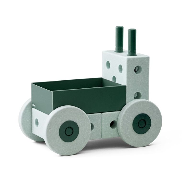 Modu, Pchacz 3w1, zestaw klocków aktywizujących, Ocean Mint/Forest Green