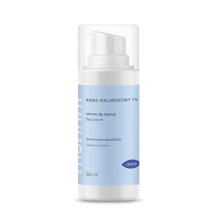 Mohani, kwas hialuronowy, żel do twarzy 1%, 50 ml