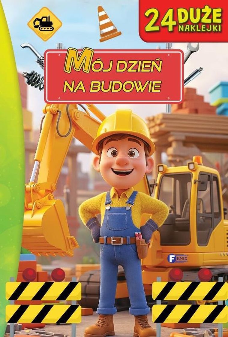 Mój dzień na budowie. 24 naklejki