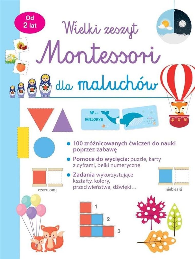 Mój wielki zeszyt Montessori dla maluchów — Firma Księgarska Jacek Olesiejuk