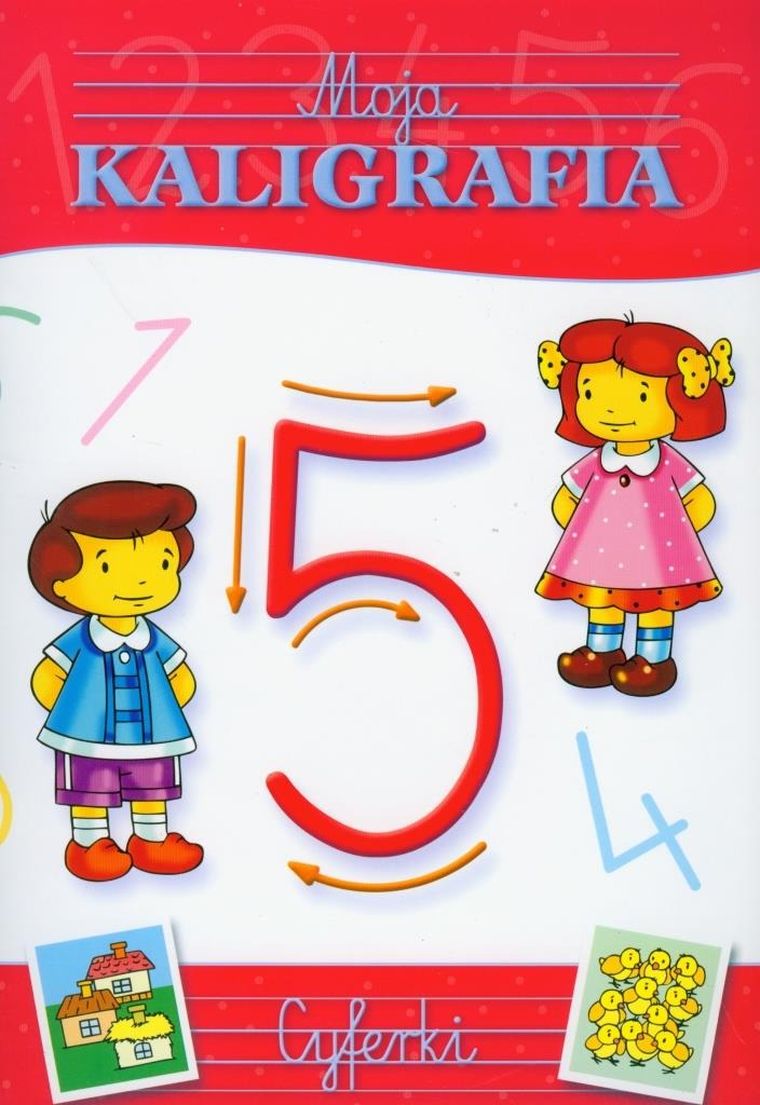 Moja kaligrafia. Cyferki