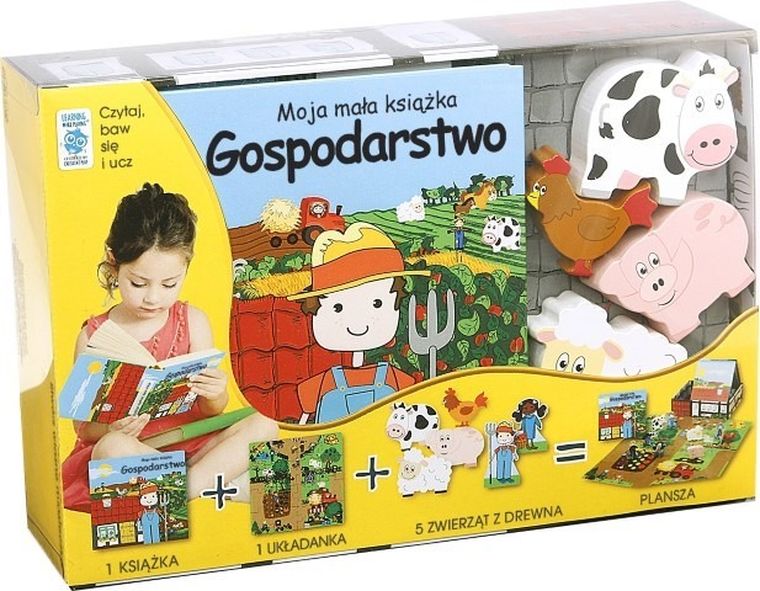 Moja mała książka. Czytaj, baw się i ucz. Zestaw edukacyjny. Gospodarstwo