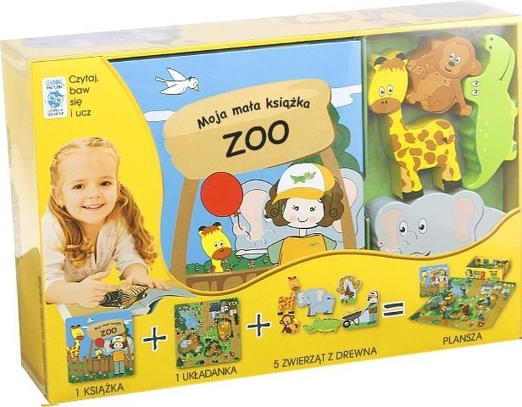 Moja mała książka. Czytaj, baw się i ucz. Zestaw edukacyjny. ZOO