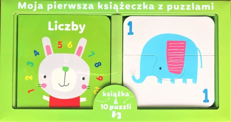 Moja pierwsza książeczka z puzzlami. Liczby