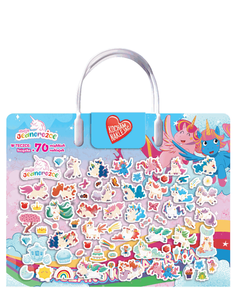 Moje jednorożce. Kocham naklejać
