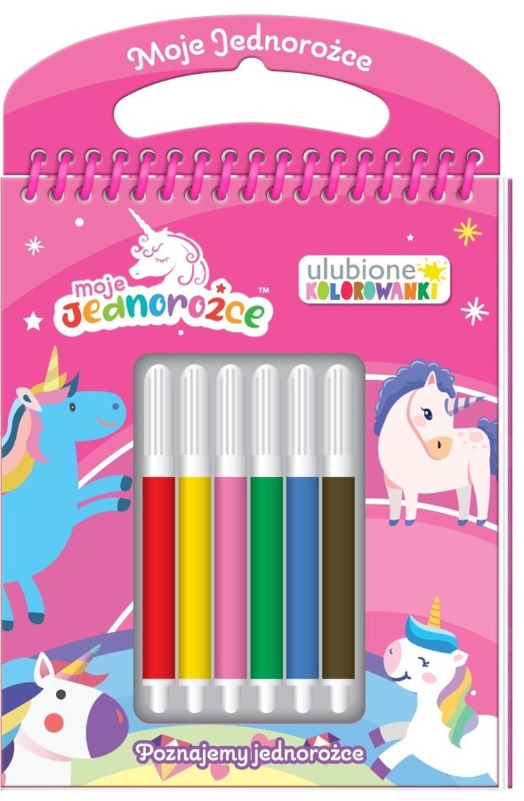 Moje jednorożce. Ulubione kolorowanki. Poznajemy jednorożce