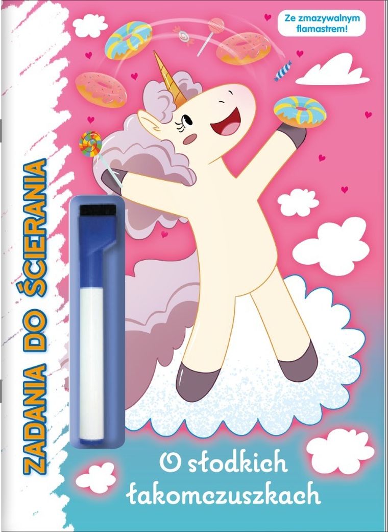 Moje jednorożce. Zadania do ścierania
