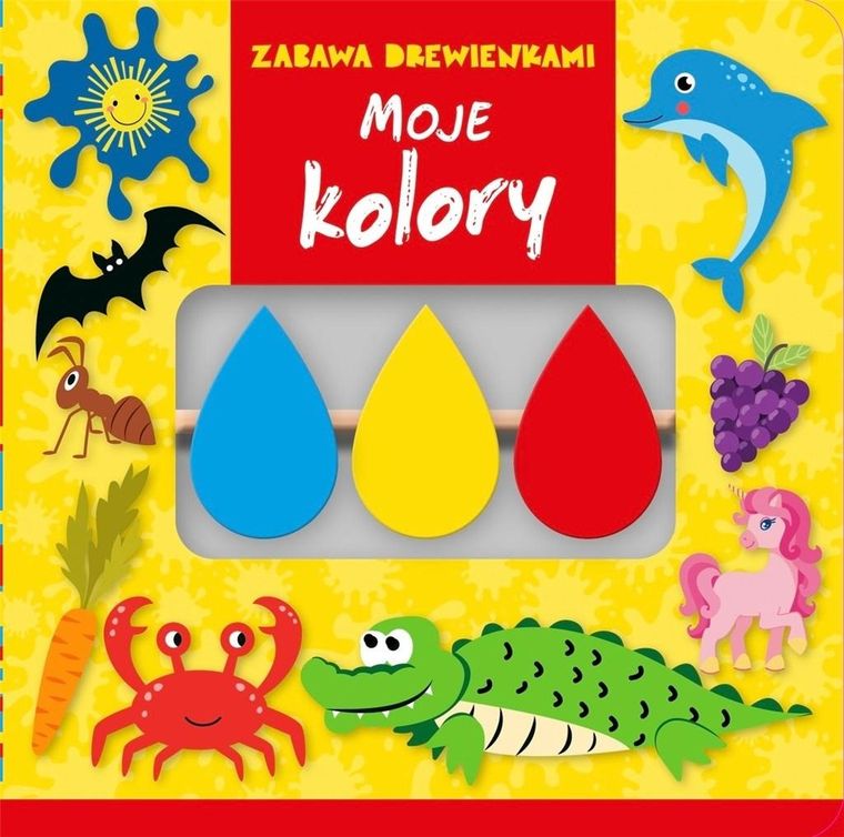 Moje kolory. Zabawa drewienkami