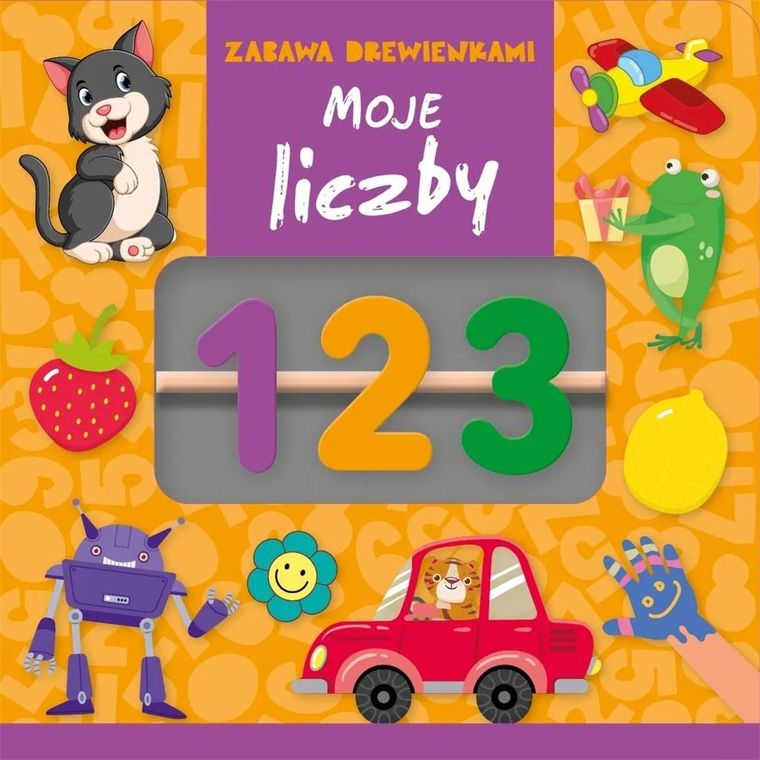 Moje liczby. Zabawa drewienkami