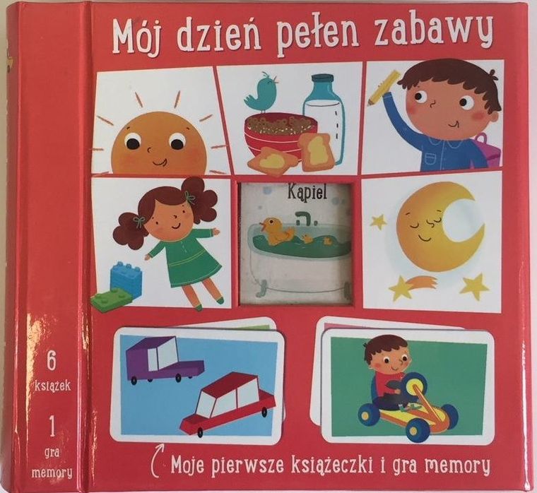 Moje pierwsze książeczki i gra memory. Mój dzień pełen zabawy