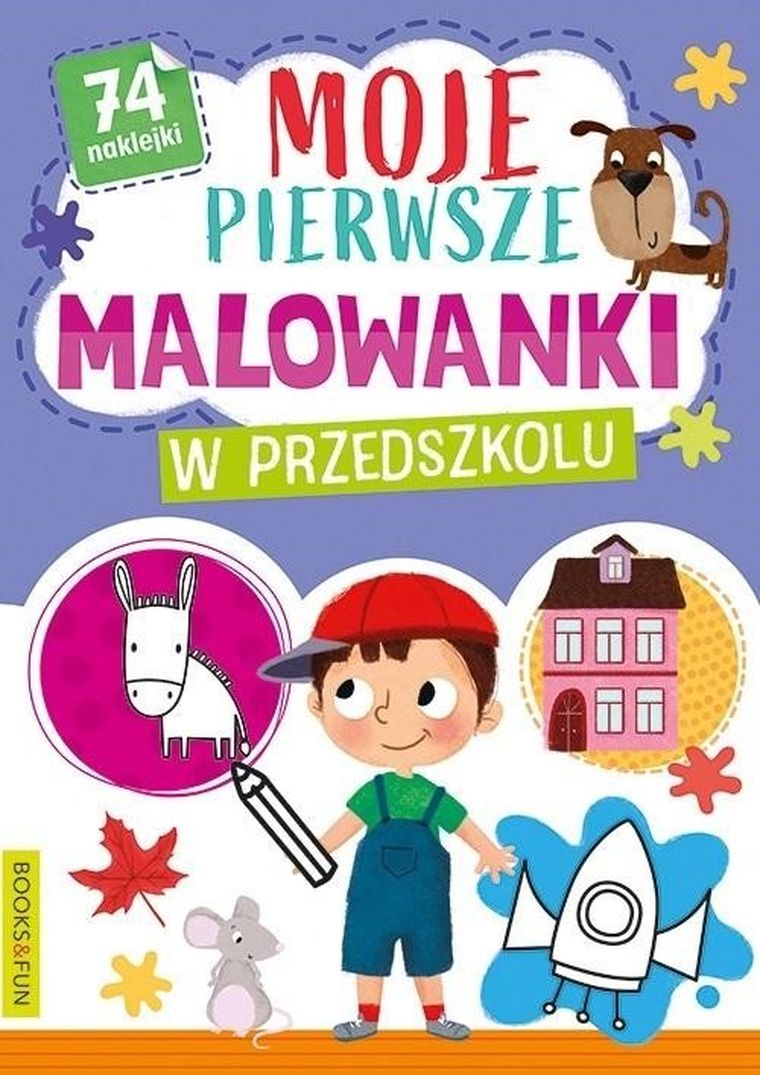 Moje pierwsze malowanki. W przedszkolu