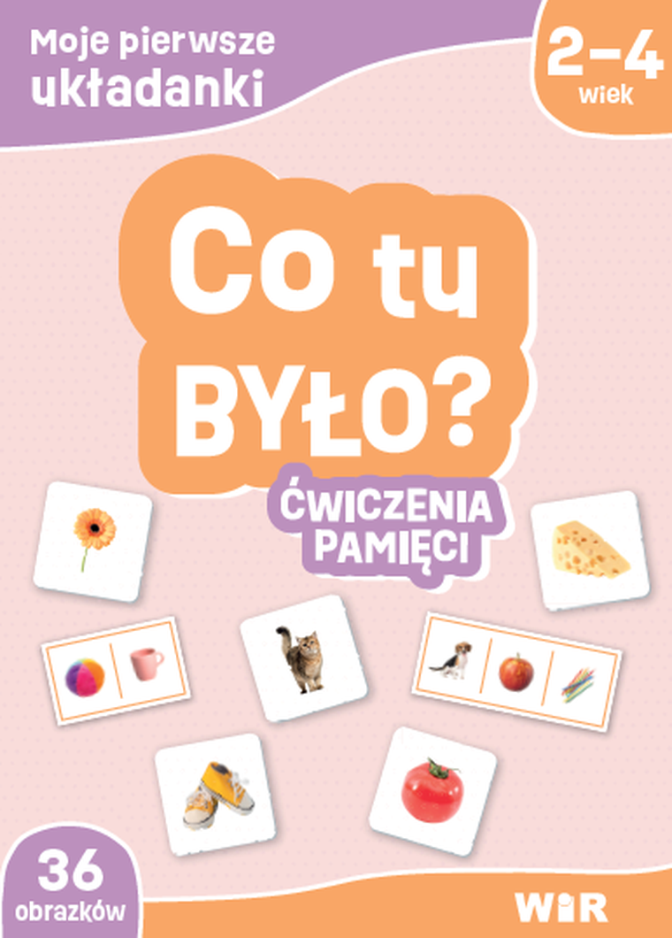 Moje pierwsze układanki. Co tu było? Ćwiczenia pamięci