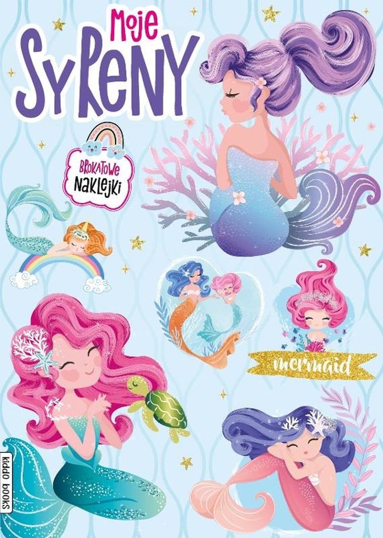 Moje syreny z brokatem