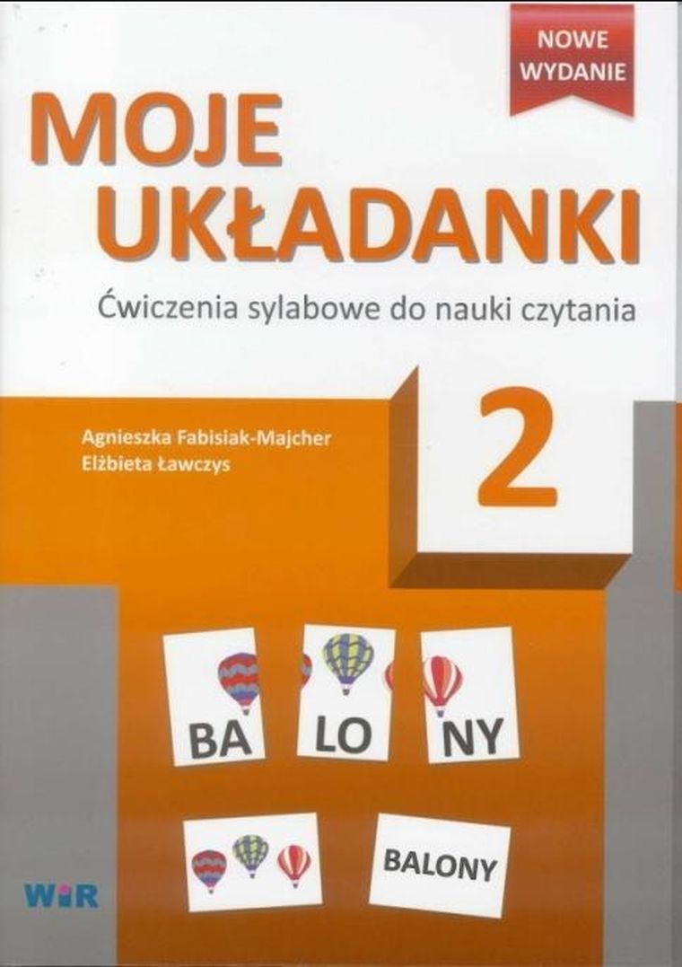 Moje układanki. Ćwiczenia sylabowe do nauki czytania. Część 2