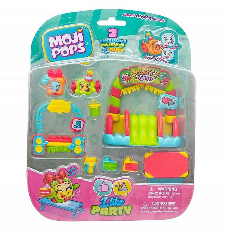 MojiPops, I Like Party, figurki z akcesoriami, zestaw
