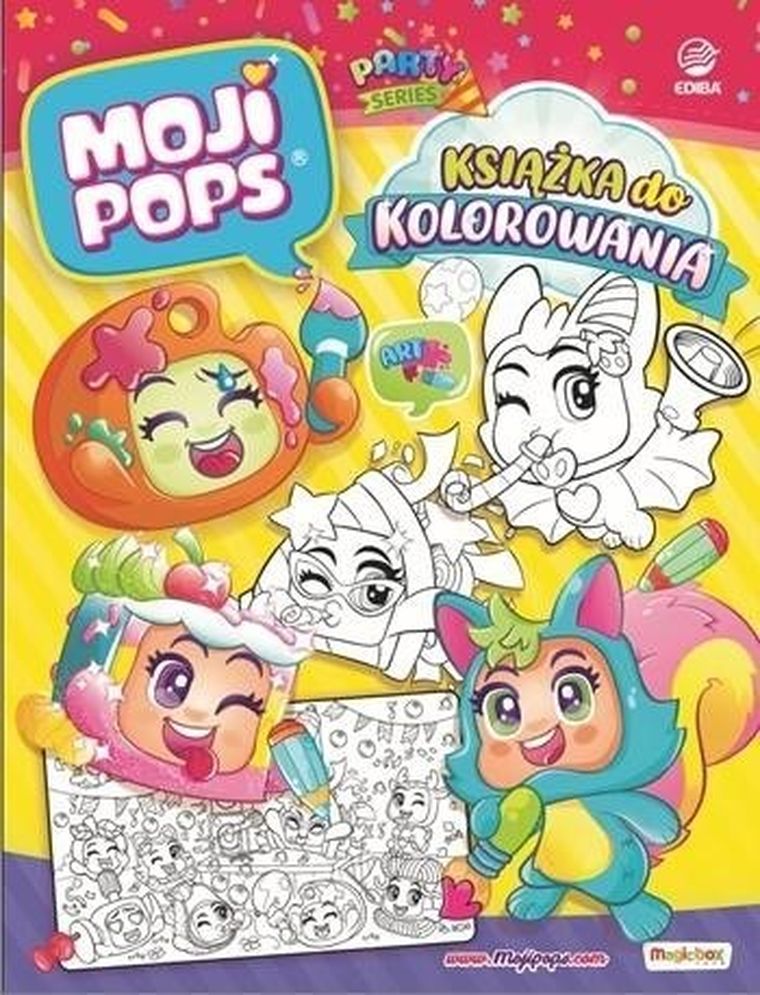 MojiPops. Książka do kolorowania