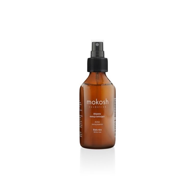 Mokosh, Active Toning Essence, aktywna esencja tonizująca, Biała Róża, 100 ml