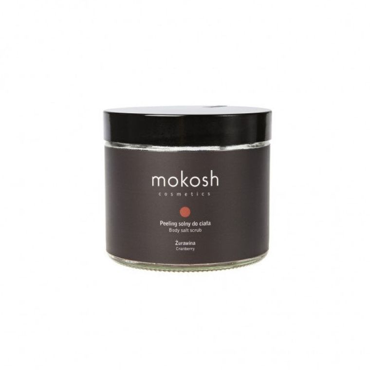 Mokosh, Body Salt, Scrub, Cranberry, peeling solny do ciała, Żurawina, 300g
