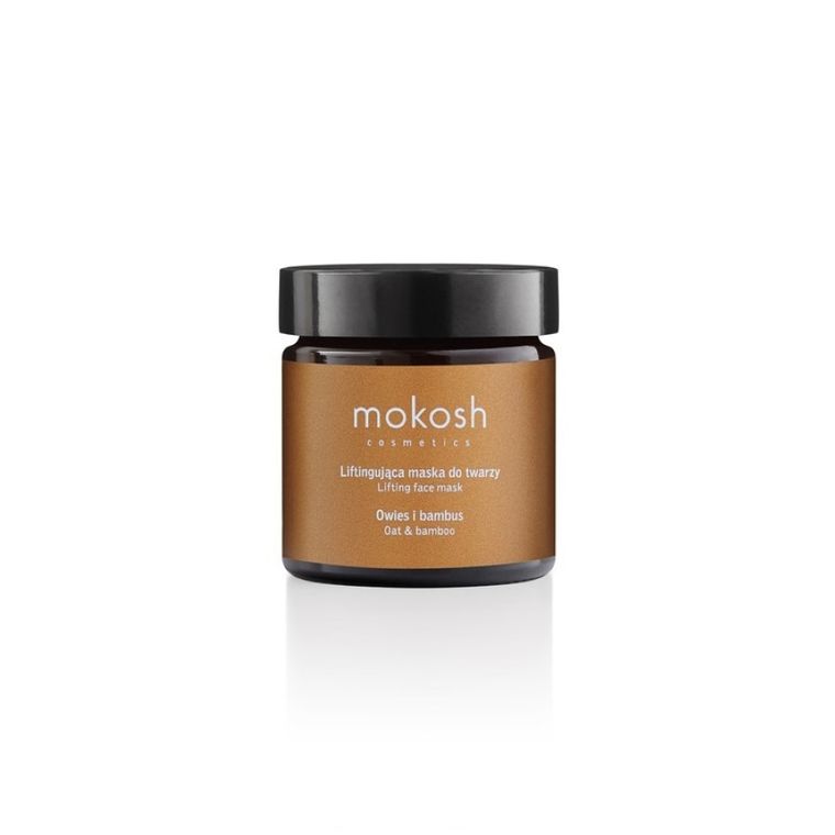 Mokosh, Lifting Face Mask, liftingująca maska do twarzy, Owies i Bambus, 60 ml