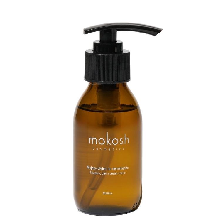 Mokosh, myjący olejek do demakijażu, malina, 90 ml