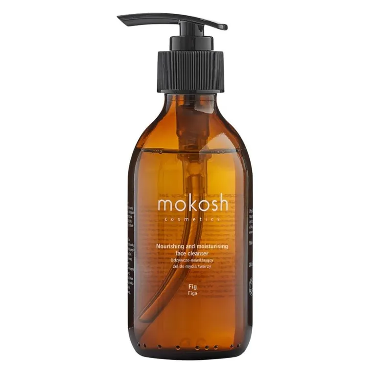 Mokosh, odżywczo-nawilżający żel do mycia twarzy, figa, 200 ml