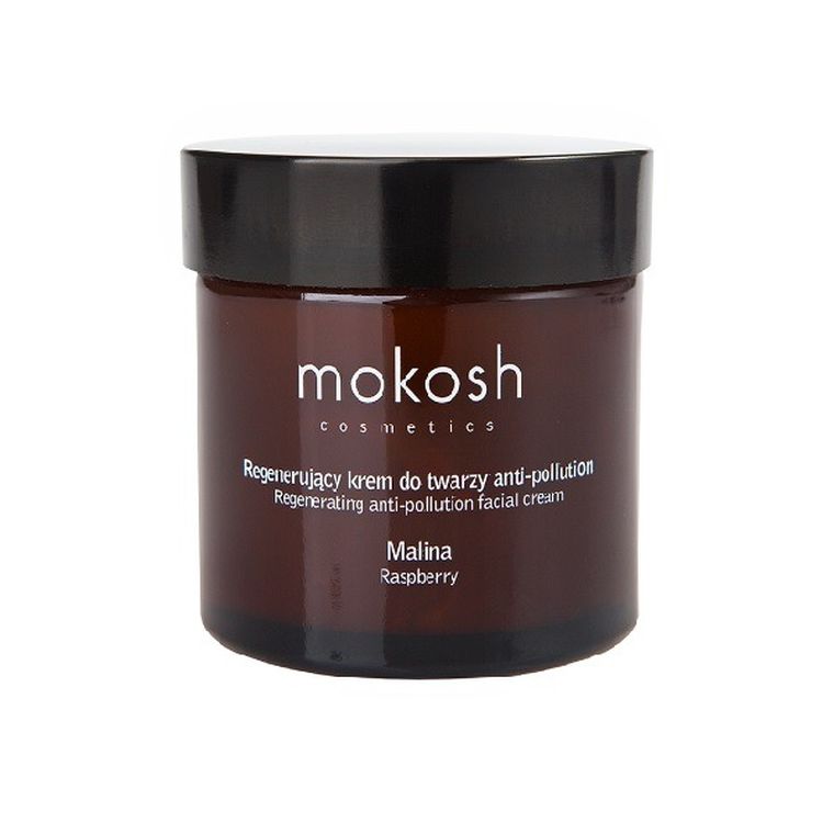 Mokosh, Regenerating Anti-Pollution Facial Cream, regenerujący krem do twarzy, Malina, 60 ml