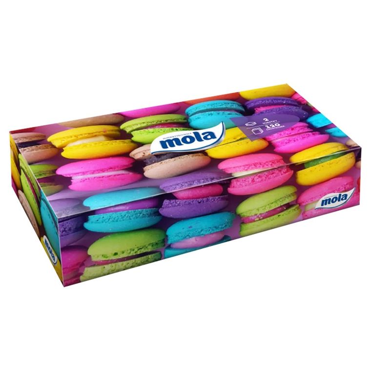 Mola, chusteczki higieniczne, 2-warstwowe, 120 szt.