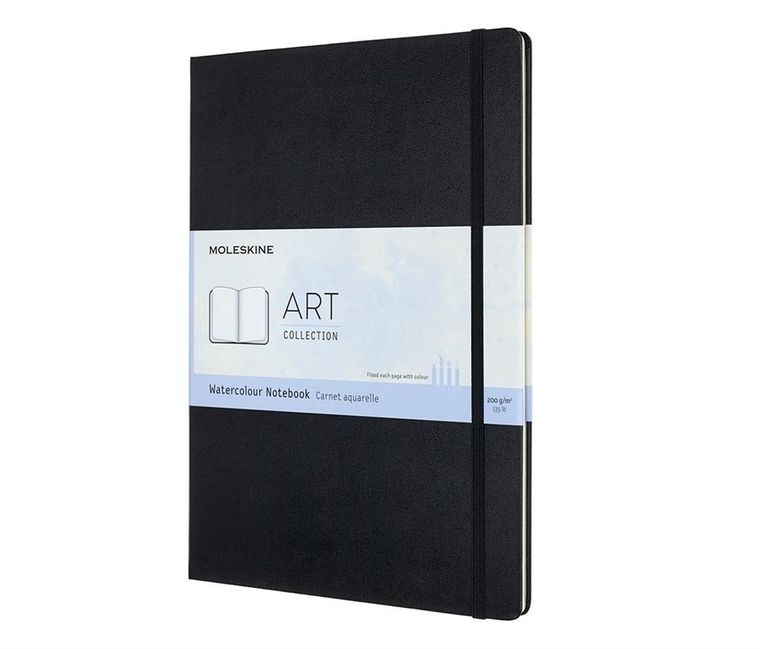 Molesine, notes A4 Art Watercolour, czarny, 1 szt.