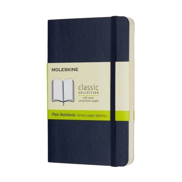 Moleskine, notes classic, gładki, szafirowy, 9-14 cm, 1 szt.