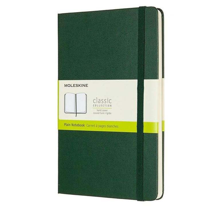 Moleskine, notes classic L 13-21, twardy, gładki mirtowa zieleń, 1 szt.