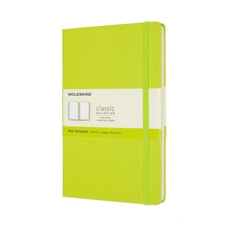 Moleskine, notes classic L, gładki, Lemon Green, 1 szt.