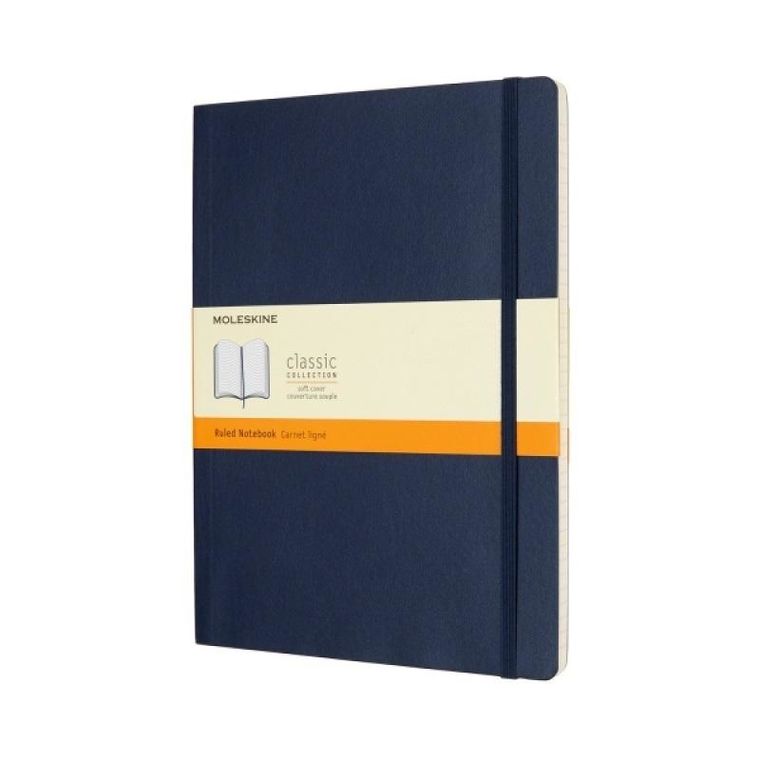Moleskine, notes classic, linia, szafirowy, 19-25 cm, 1 szt.