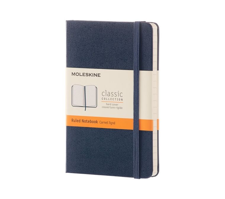 Moleskine, notes classic w linie, Szafirowy, large, 1 szt.