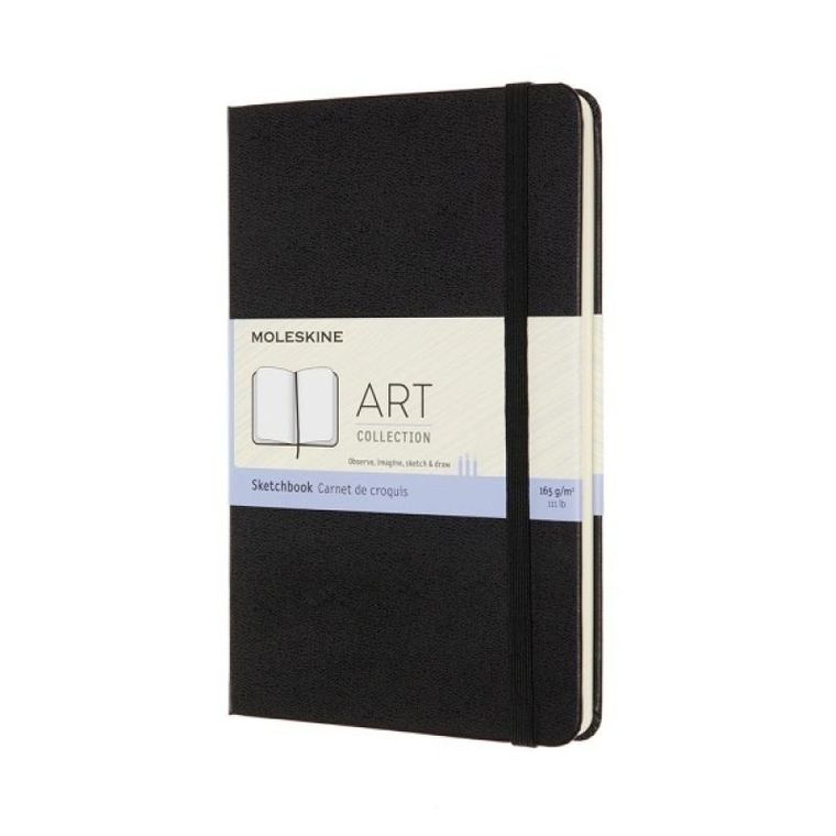 Moleskine, szkicownik, czarny, 11,5-18 cm