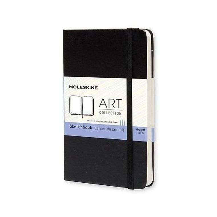 Moleskine, szkicownik, czarny, 9-14 cm