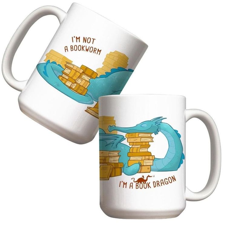 Molom, kubek, Book Dragon, 440 ml