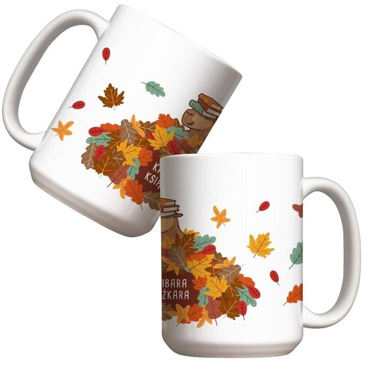 Molom, kubek, Kapibara Książkara, 440 ml