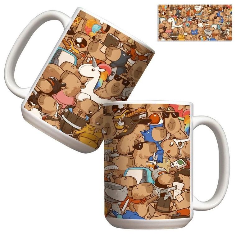 Molom, kubek, Kapibara lifestyle, 440 ml