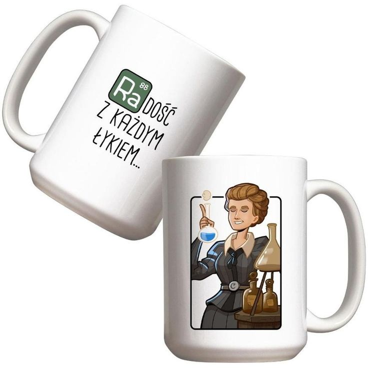 Molom, kubek, Maria Skłodowska-Curie, 440 ml