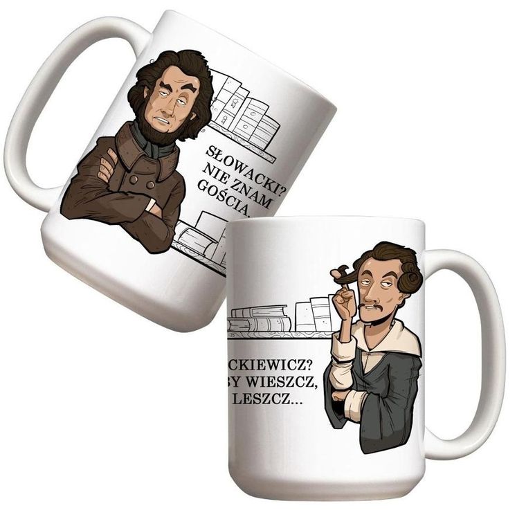 Molom, kubek, Mickiewicz vs Słowacki, 440 ml