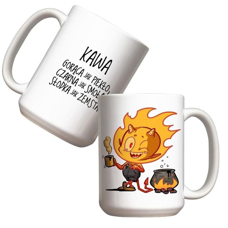 Molom, kubek, Piekielna kawa, 440 ml
