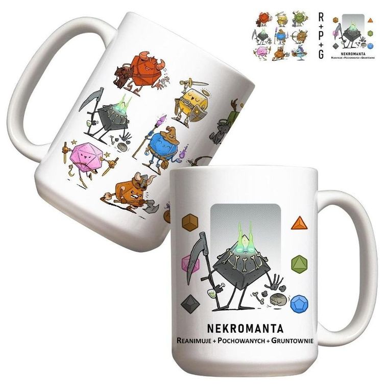 Molom, kubek, RPG, Nekromanta, 440 ml