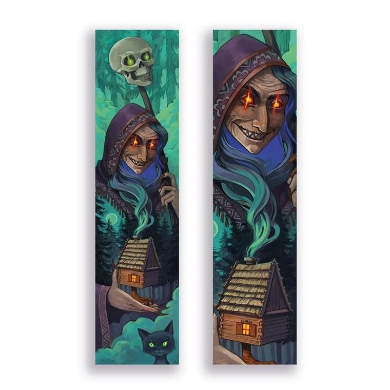 Molom, zakładka do książki, Baba Jaga