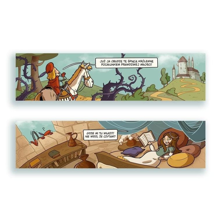 Molom, zakładka do książki, Baśnie: (Nie)Śpiąca królewna