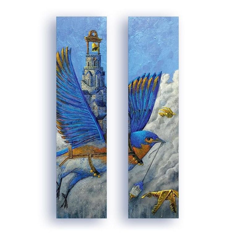 Molom, zakładka do książki, Błękitny Dzwonnik