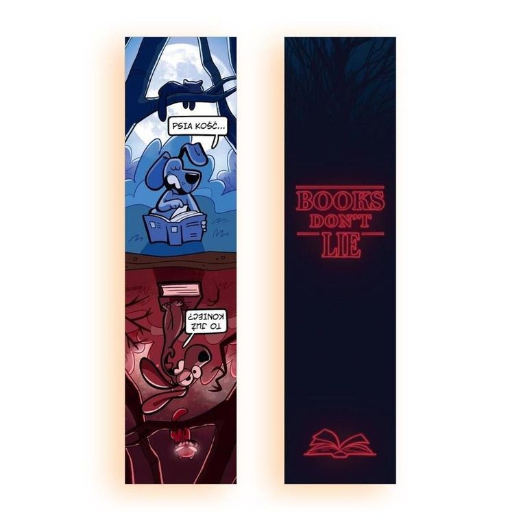 Molom, zakładka do książki, Books Dont Lie