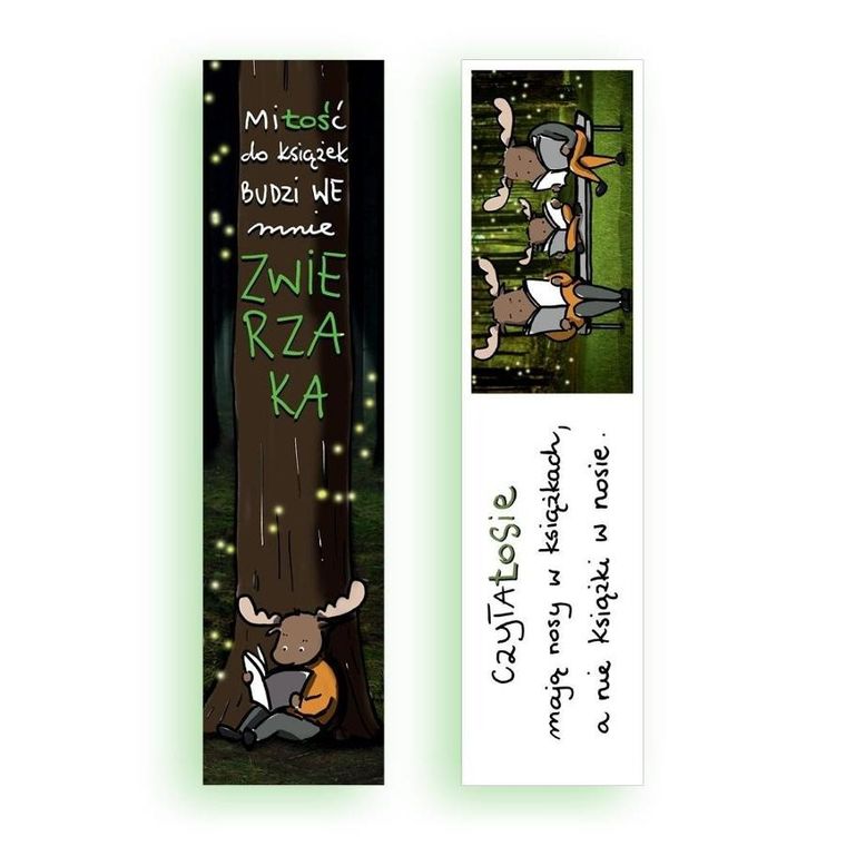 Molom, zakładka do książki, Czytałosie