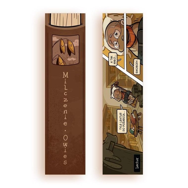 Molom, zakładka do książki, Milczenie owies